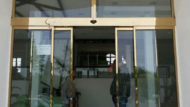 11 نمونه درب اتوماتیک شیشه ای ورودی ساختمان اداری