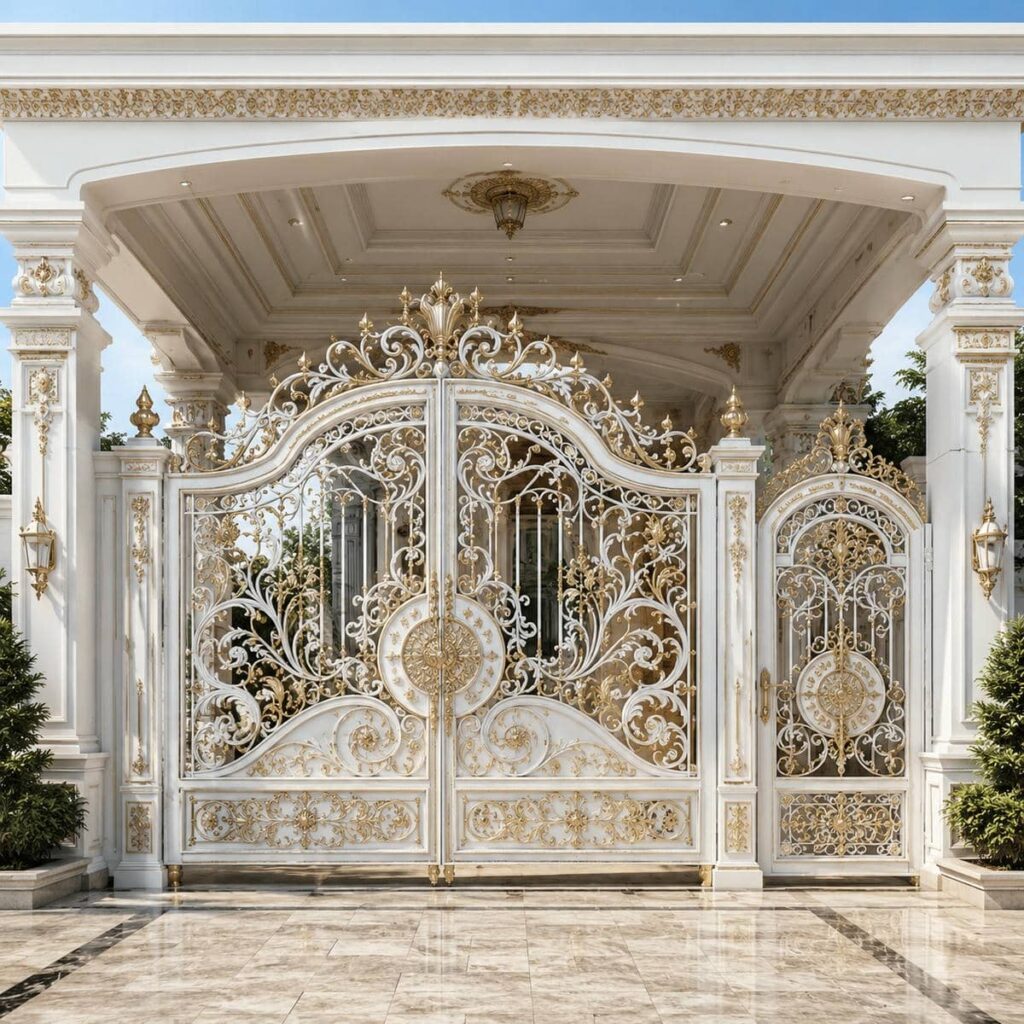 سفارش درب برش لیزری هندسی با طراحی اختصاصی