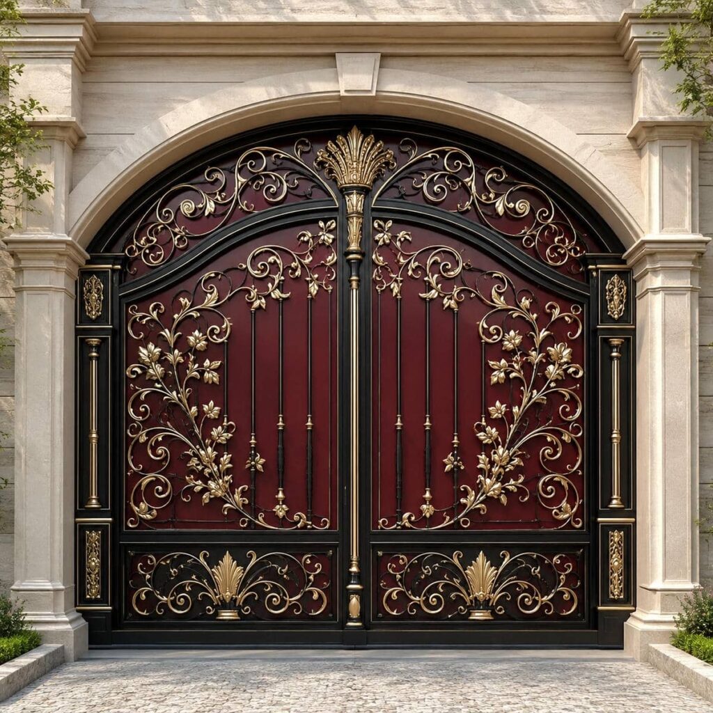 قیمت درب حیاط ورودی جنوبی بر اساس نوع پنل