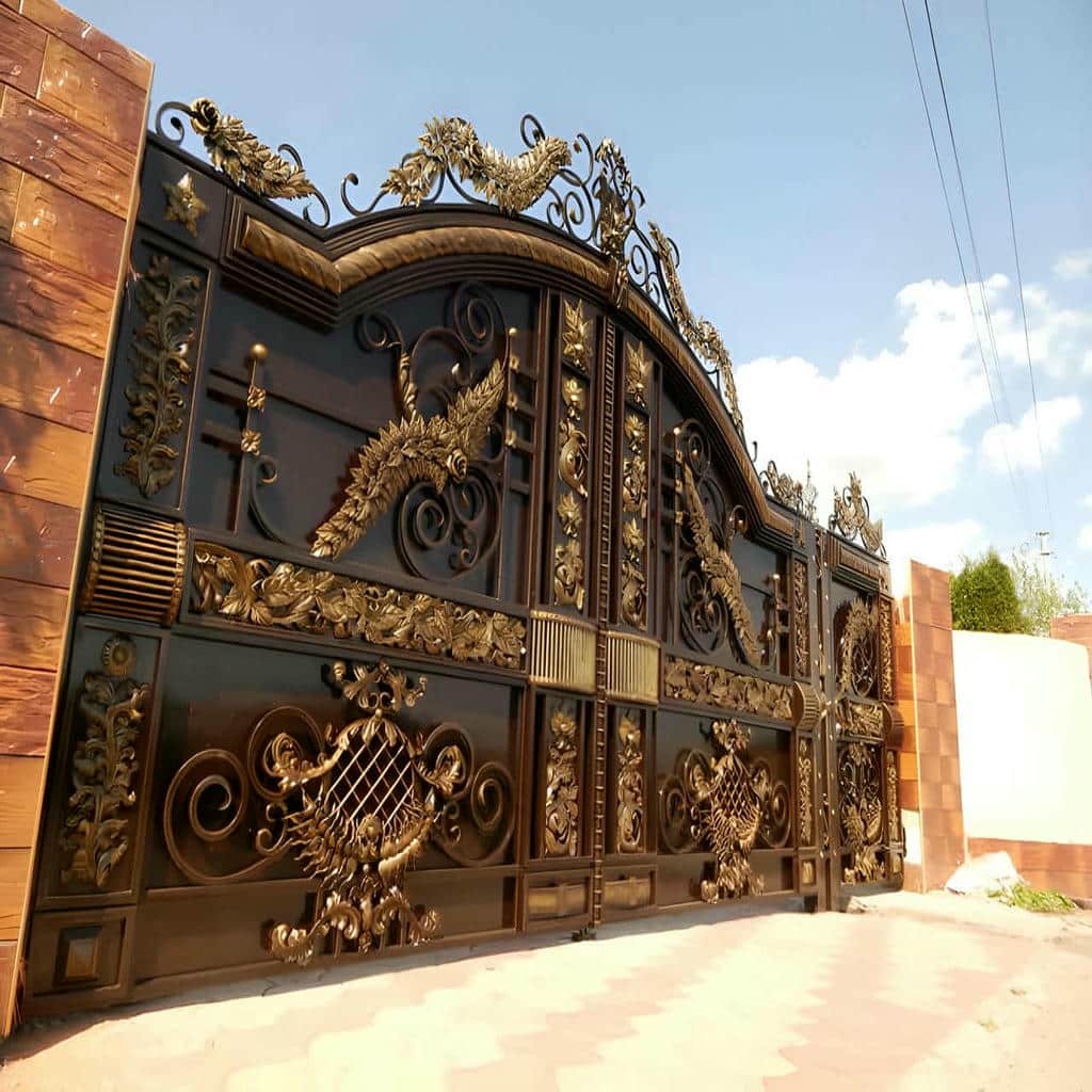 تفاوت درب کشویی ریل زمینی پوشیده و مشبک