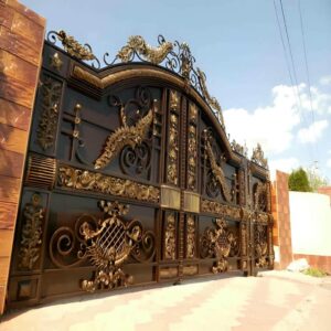 7 طرح درب فلزی لاکچری نمای ویلا