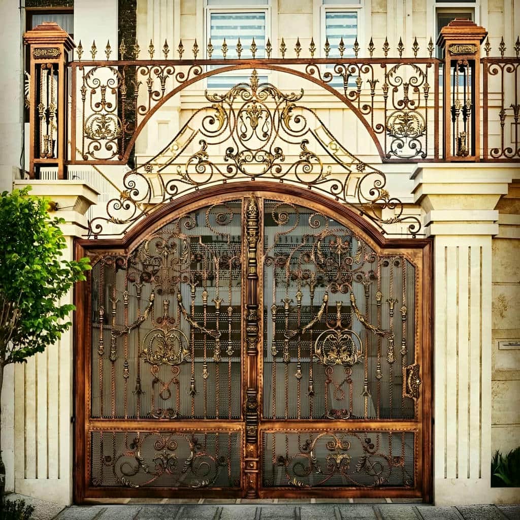 فروش درب پارکینگ برش لیزری پنل یکپارچه