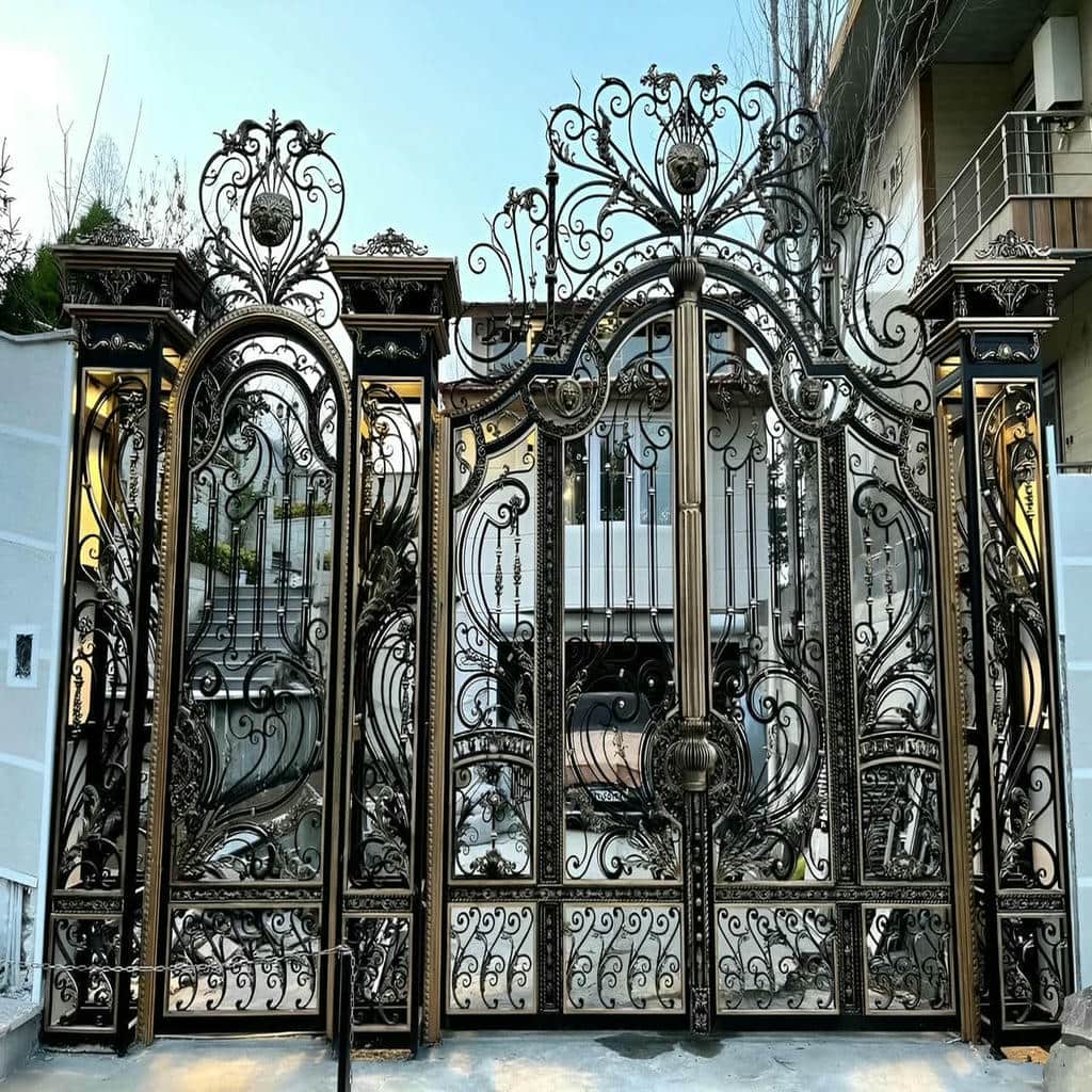 سفارش درب پروفیلی کلاف دار با طراحی اختصاصی