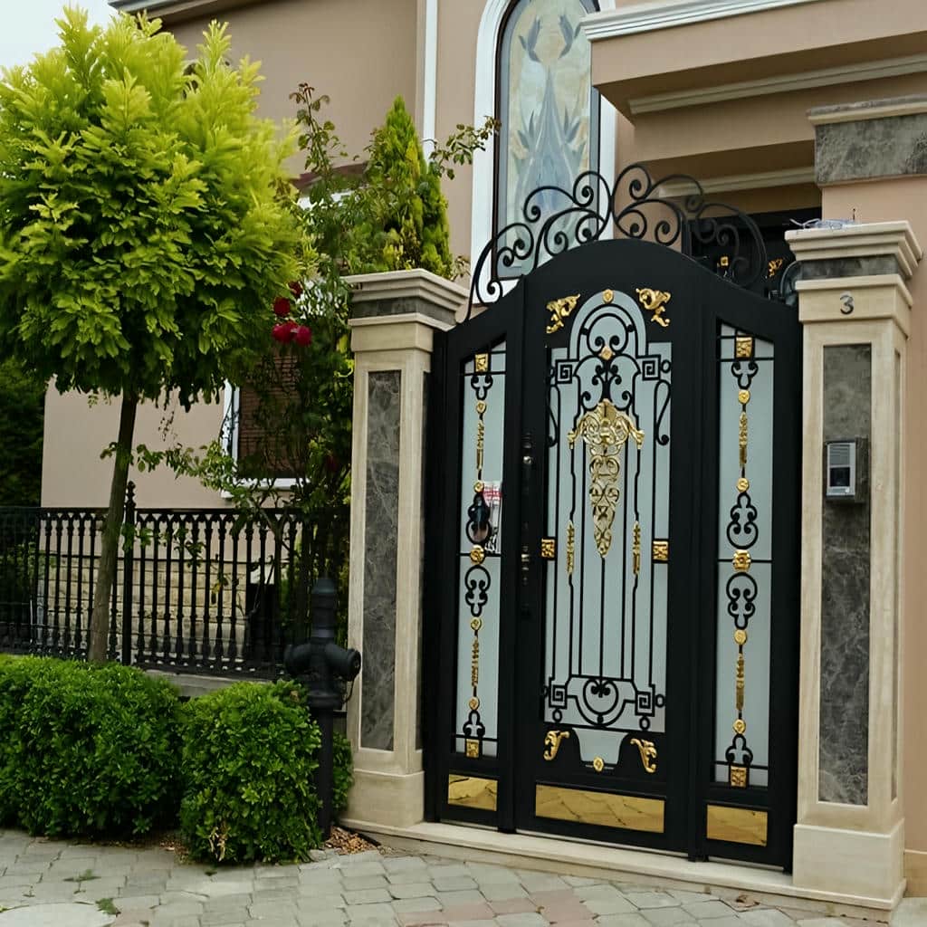 خدمات تعمیر درب پارکینگ شاسی فلزی تقویت شده
