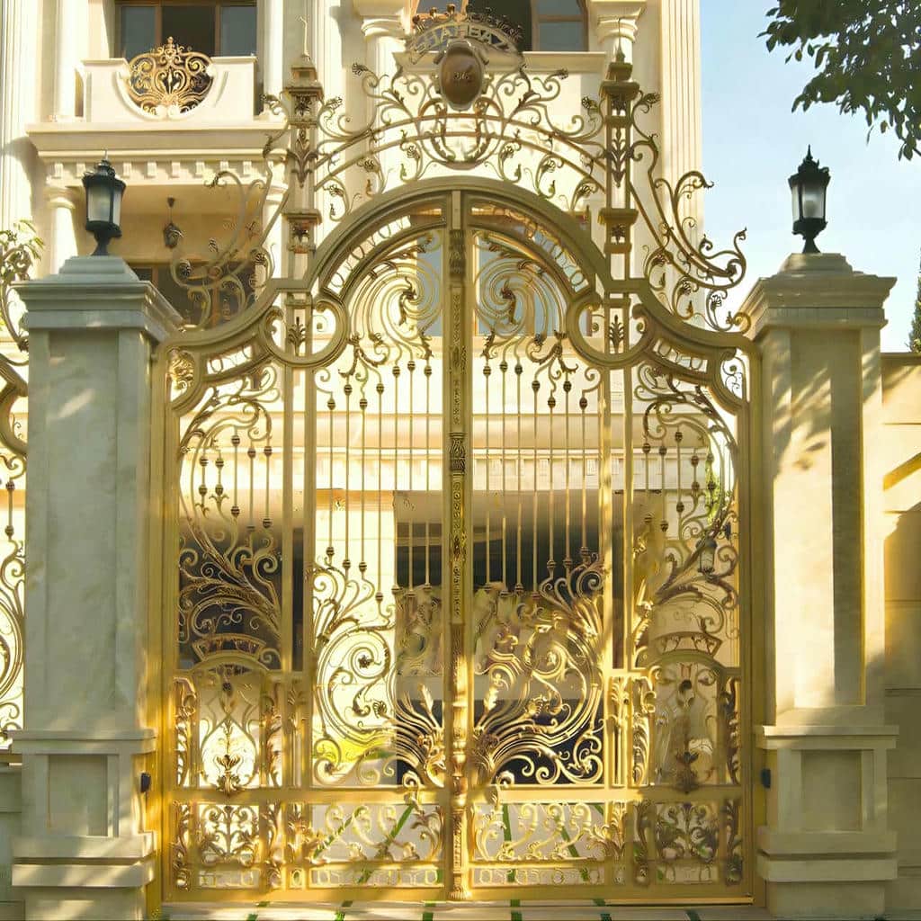 اجرای درب ورودی شمالی مدل دولنگه