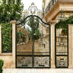13 طرح درب آهنی حیاط طرح مدرن