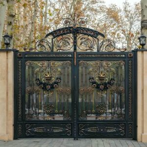 10 مدل درب حیاط بزرگ پارکینگ