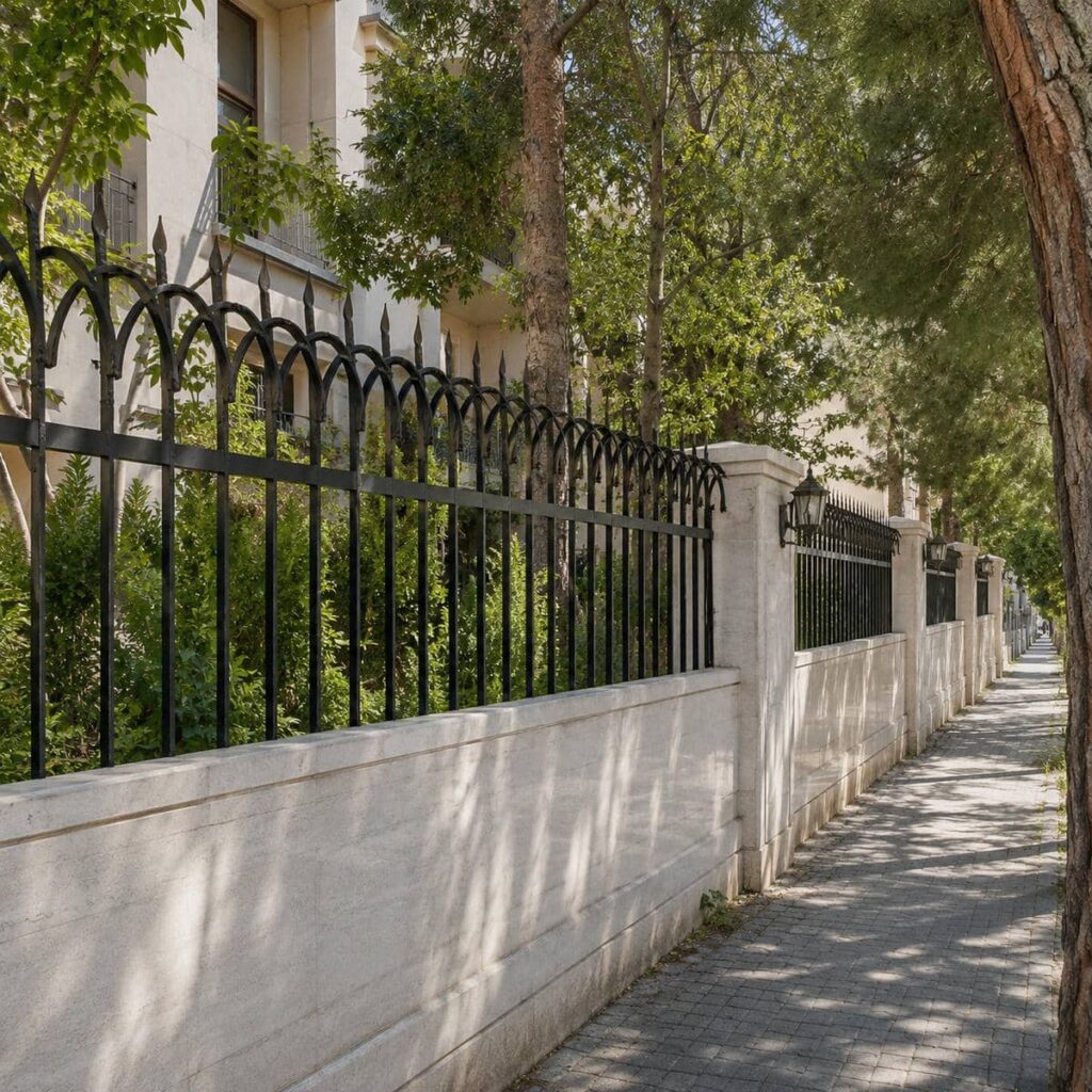 خرید حفاظ دیوار رنگ کوره ای متناسب با نمای ساختمان