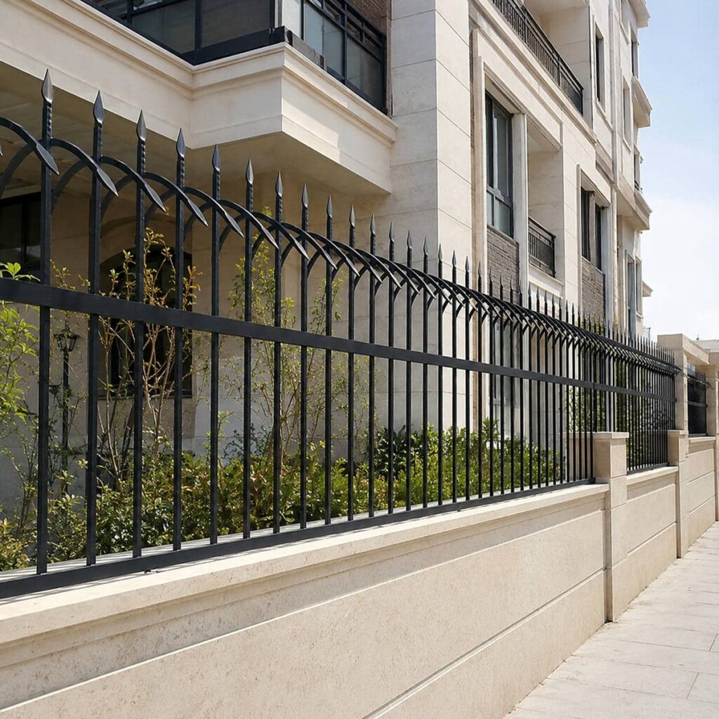 اجرای حفاظ دیوار روی نمای تراورتن بدون آسیب به سنگ