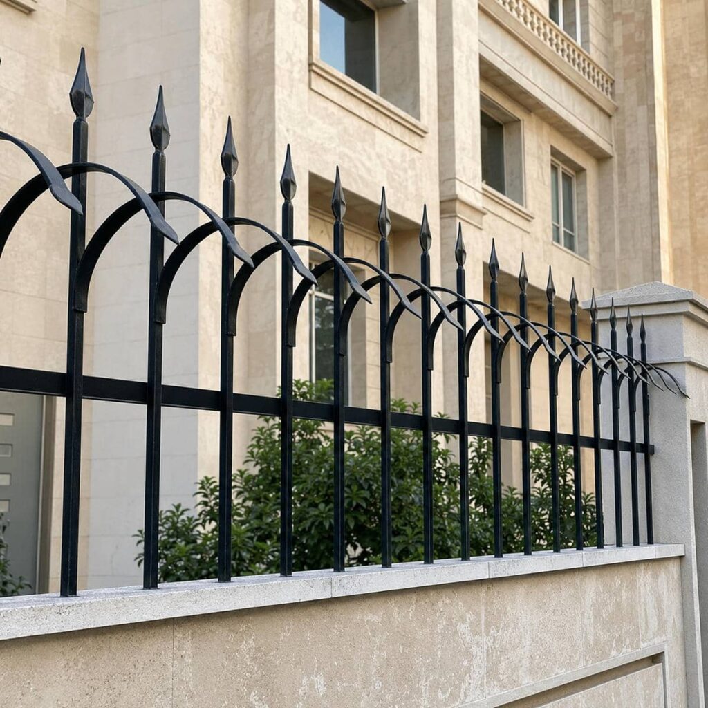 سفارش حفاظ دیوار روی تراورتن با پایه اختصاصی