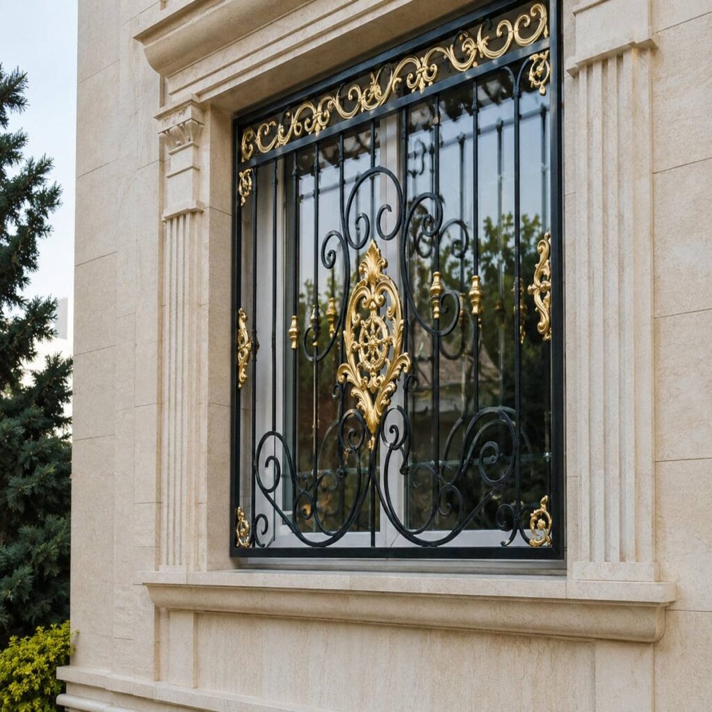 مقایسه حفاظ پنجره جای گلدان دار کم عمق و عمیق