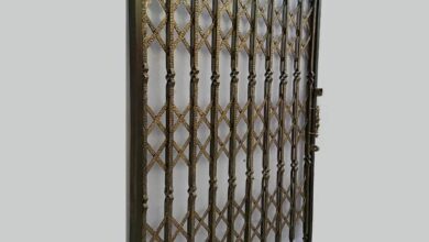 14 نمونه حفاظ آکاردئونی آهنی سه لوزی