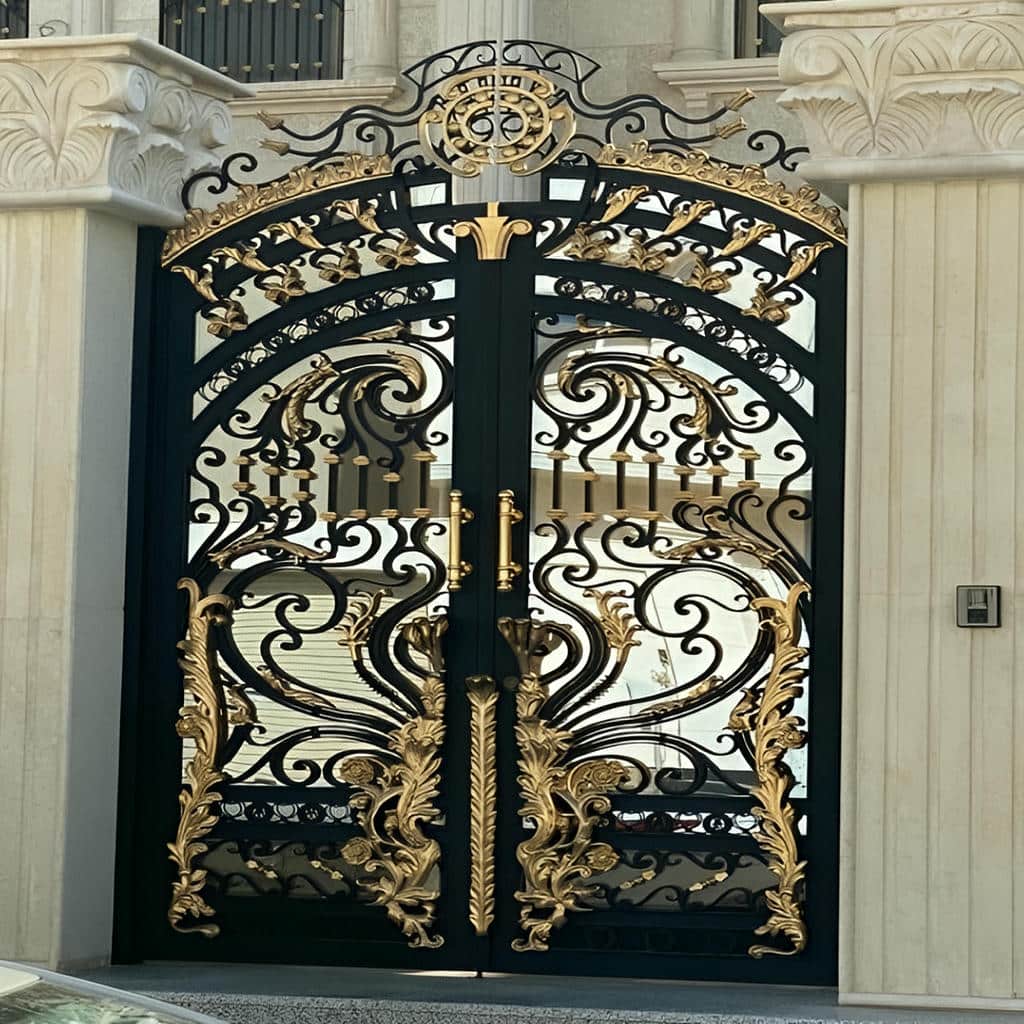 درب حیاط ساده و ارزان