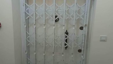 درب حفاظتی آپارتمان مدرن
