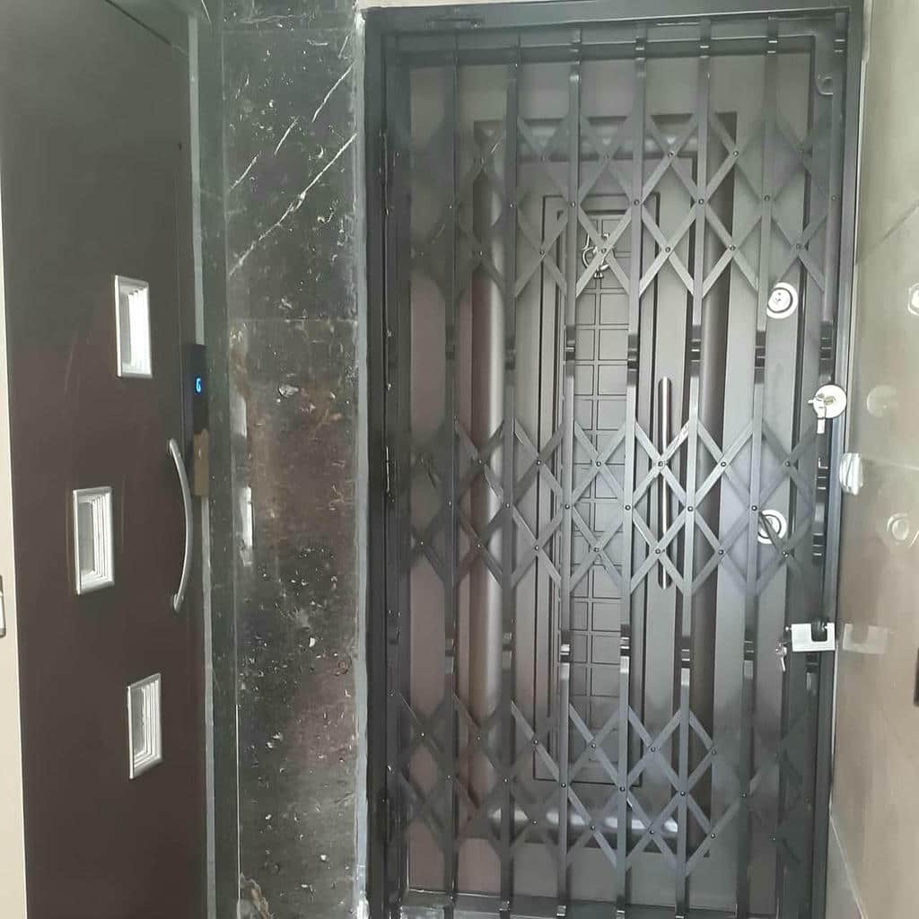 حفاظ آکاردئونی کشویی با قفل مقاوم