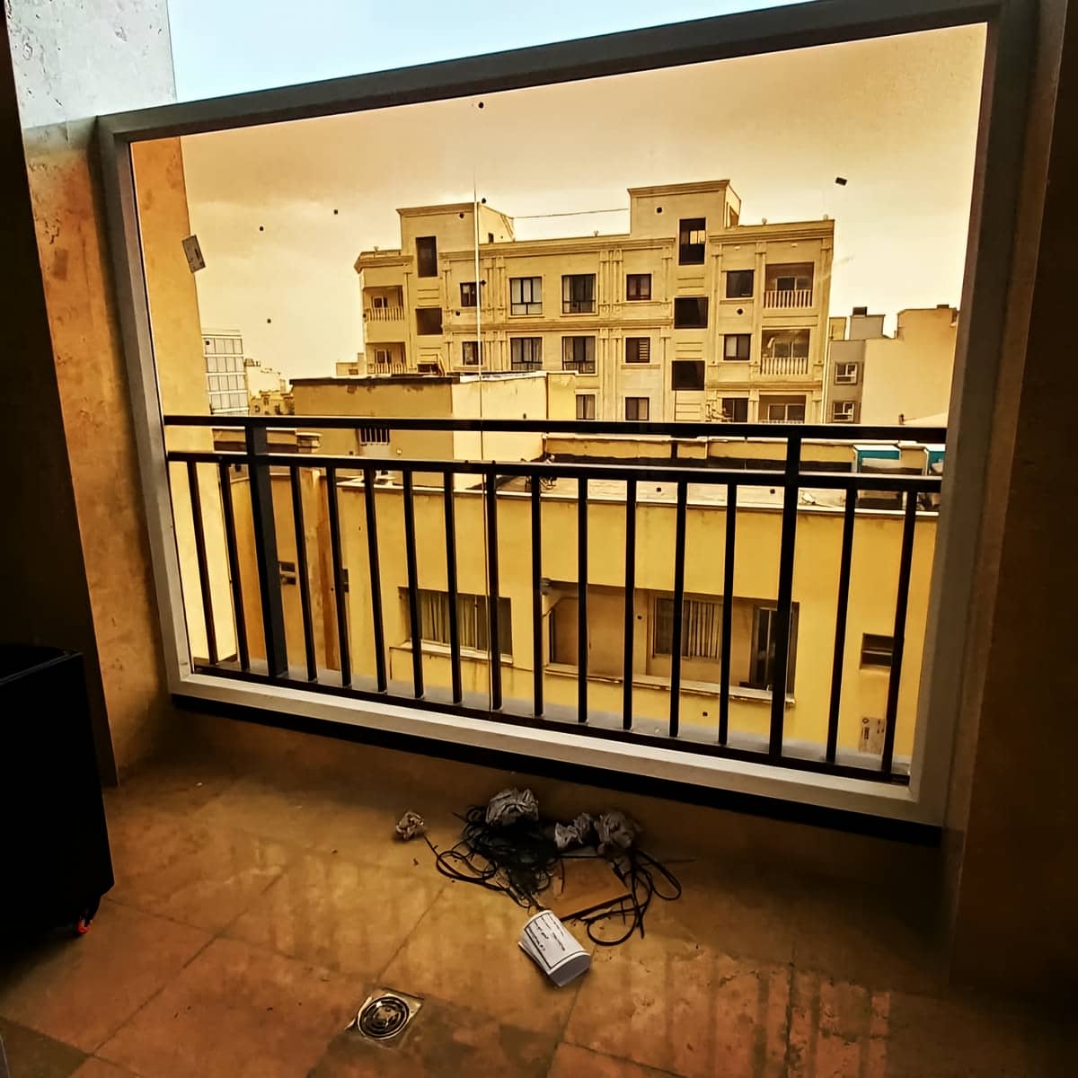 نرده دوبلکس سفارشی فلزی