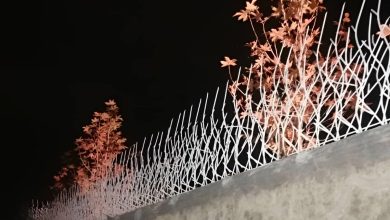 نرده دیوار حیاط فلزی مقاوم