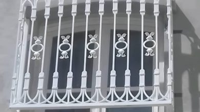 حفاظ پنجره آهنی با اتصالات مقاوم