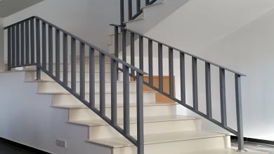 نرده فلزی بالکن با طراحی سفارشی