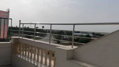 نرده پله کلاسیک چوبی