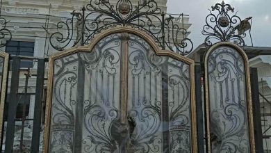 درب ویلایی پارکینگ فرفورژه