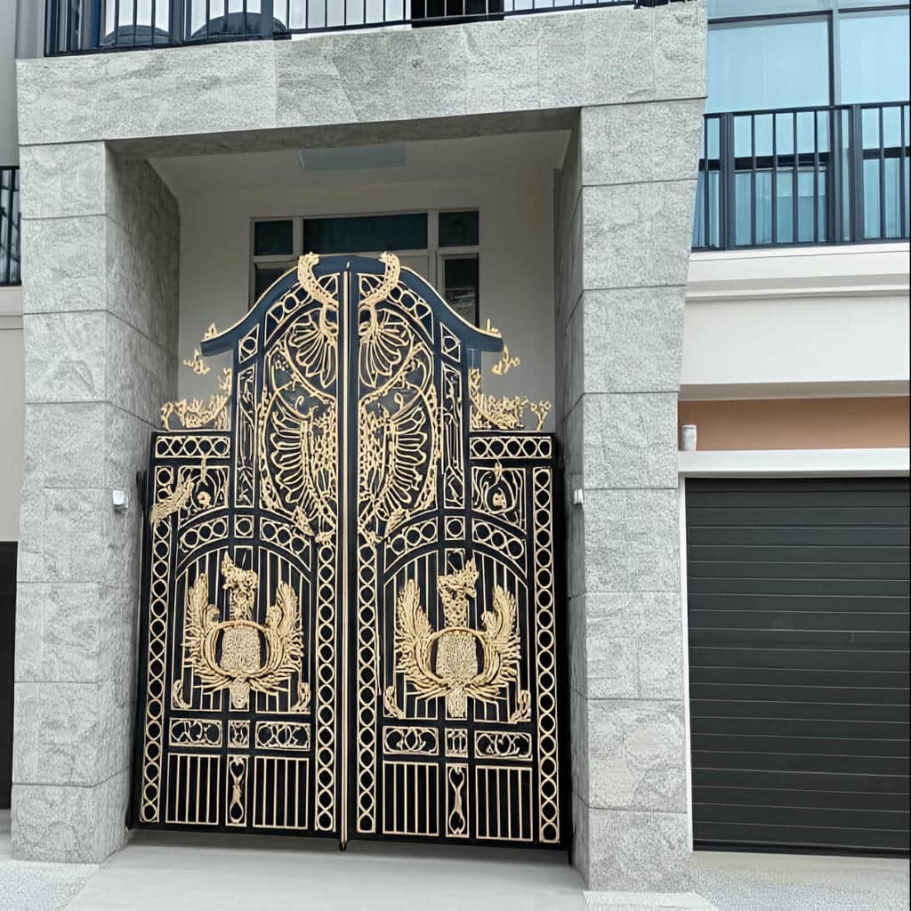 طراحی فرفورژه پارکینگ