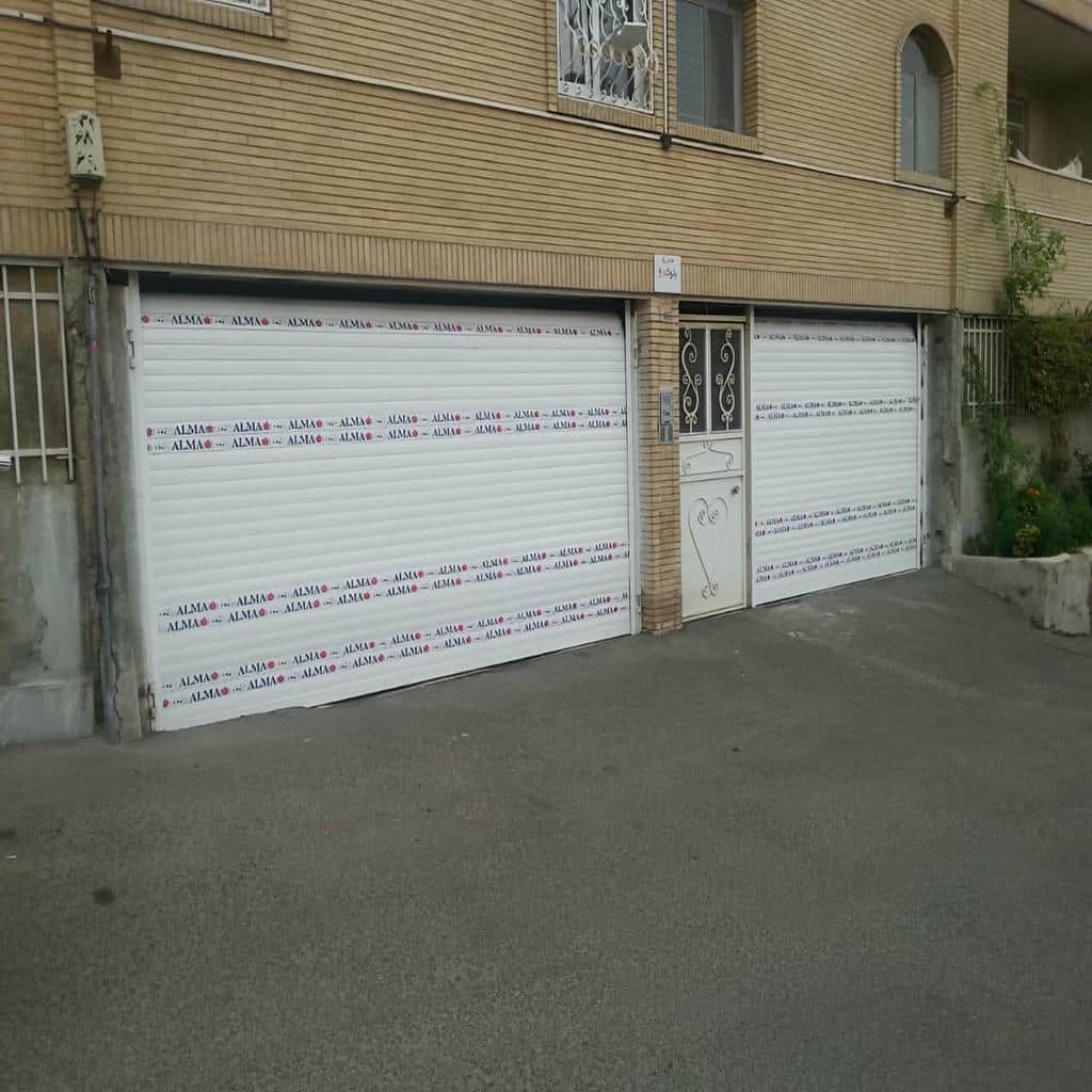 کرکره برقی پارکینگ با ریل جانبی در زنجان